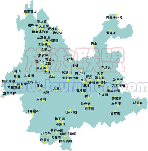 中國旅游景點地圖大全